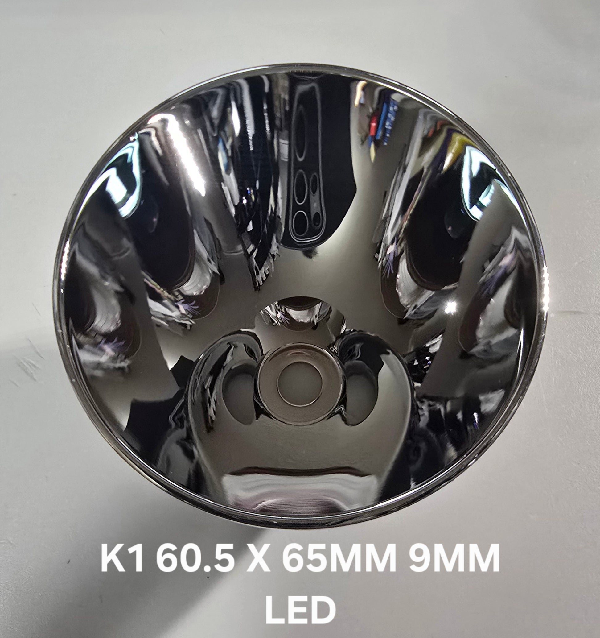 Aluminum Reflector SMO or OP K1 60.5 X 65MM 9MM 4040 5050 LED SMO