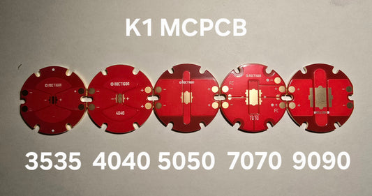 Emisar Noctigon XP Raw MCPCB/AUX Custom K1 MCPCB 9090SMD