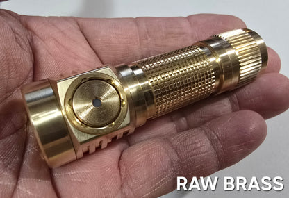 Emisar D3AA Brass 14500/AA LED Flashlight *CUSTOM BUILT-TO-ORDER*