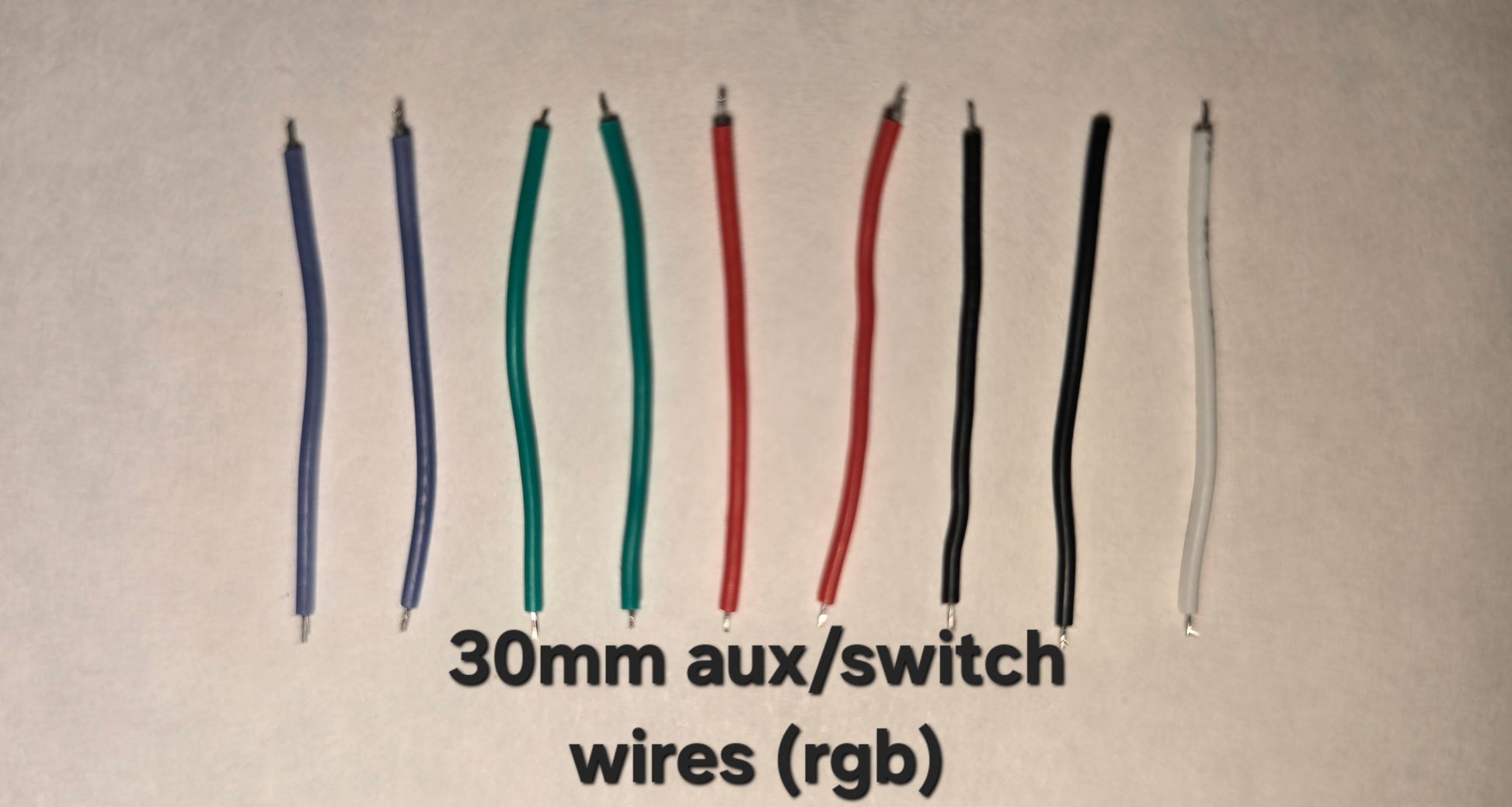 Emisar Noctigon XP Raw MCPCB/AUX Custom 30MM AUX BOARD RGB SWITCH WIRES (SET OF 9)