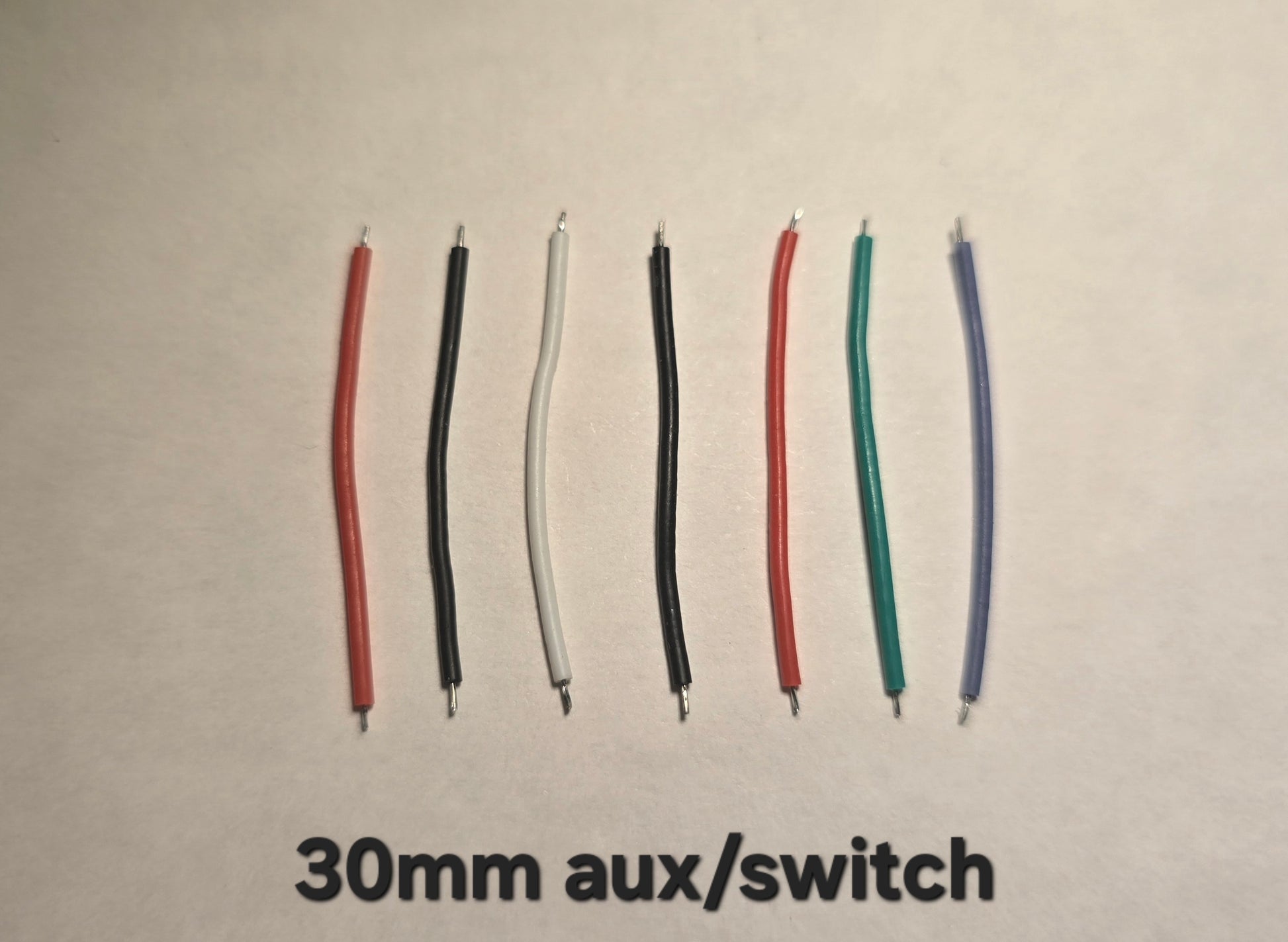 Emisar Noctigon XP Raw MCPCB/AUX Custom 30MM AUX BOARD SWITCH WIRES (SET OF 7)