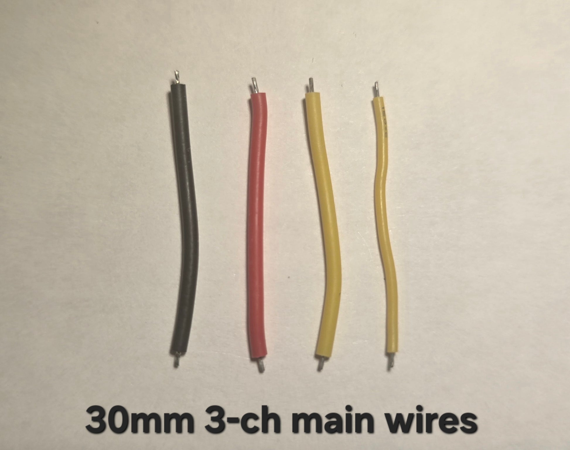 Emisar Noctigon XP Raw MCPCB/AUX Custom 30MM 3-CH DRIVER MAIN WIRES (SET OF 4)