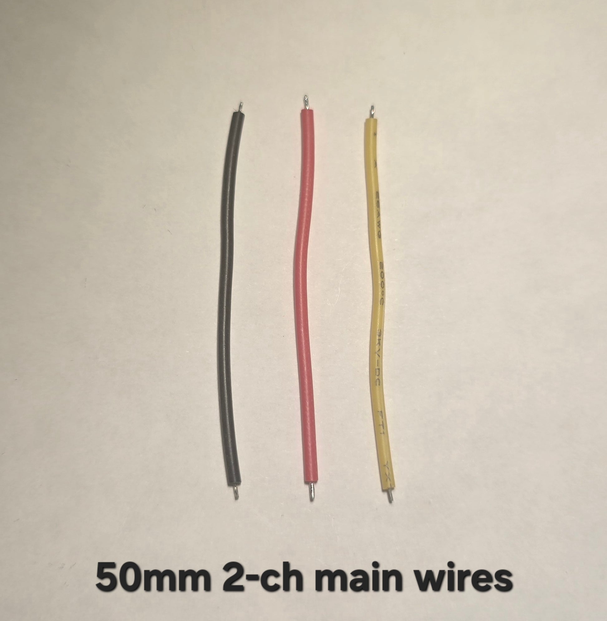 Emisar Noctigon XP Raw MCPCB/AUX Custom 50MM 2-CH MAIN WIRES (SET OF 3)