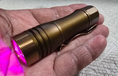 Noctigon KR1AA v1 14500/AA Custom LED Flashlight BROWN BRONZE V1