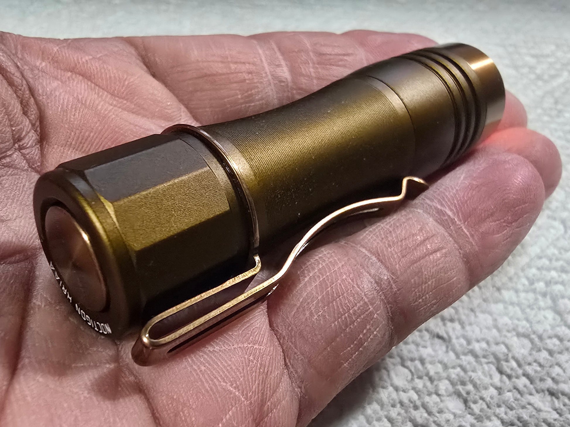 best aa 14500 rechargeable flashlight Noctigon KR1AA 14500/AA Custom LED Flashlight