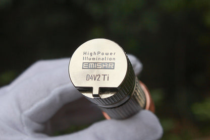 Emisar D4v2 Titanium Tint Ramp & Instant Channel Switching High Power LED Flashlight *CUSTOM BUILD-TO-ORDER*
