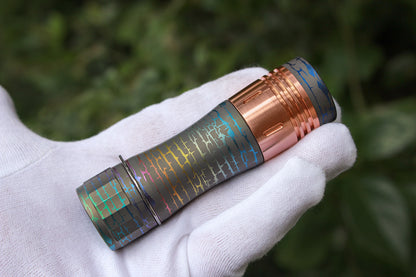 Noctigon KR4 Titanium 5050SMD 2-Channel High Power Led Flashlight