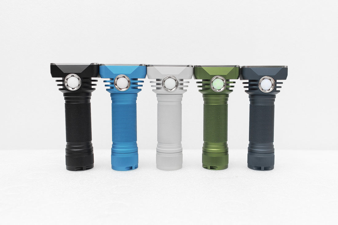 DT8K 1*21700 8 LED High Power LED Flashlight CUSTOM "BUILT-TO-ORDER" STONEWHITE ($5 ADDITIONAL)