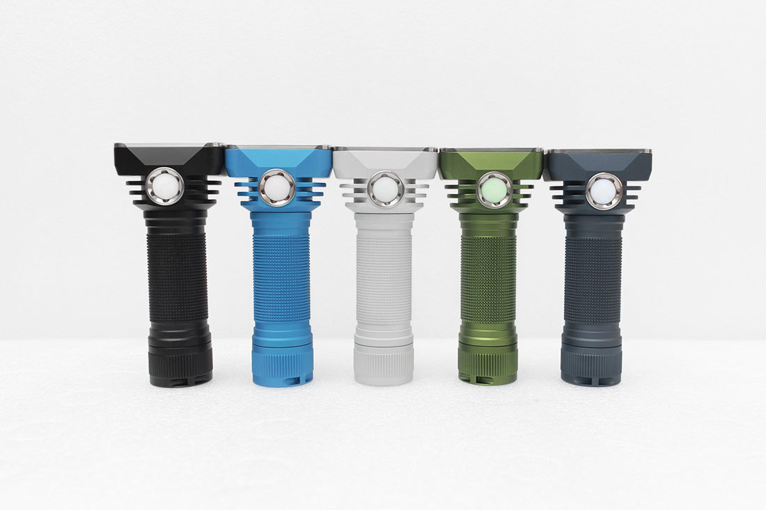 Emisar DT8K 2-CH 2CH 5050SMD High Power LED Flashlight "BUILT-TO-ORDER" STONEWHITE ($5 ADDITIONAL COST)