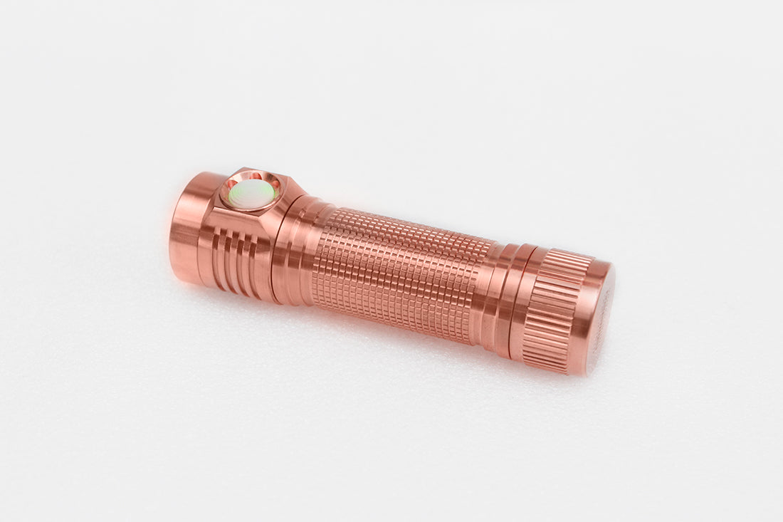 Emisar D4K Copper Tint Ramp 1*2700 High Power Quad EDC LED Flashlight *CUSTOM BUILT-TO ORDER*