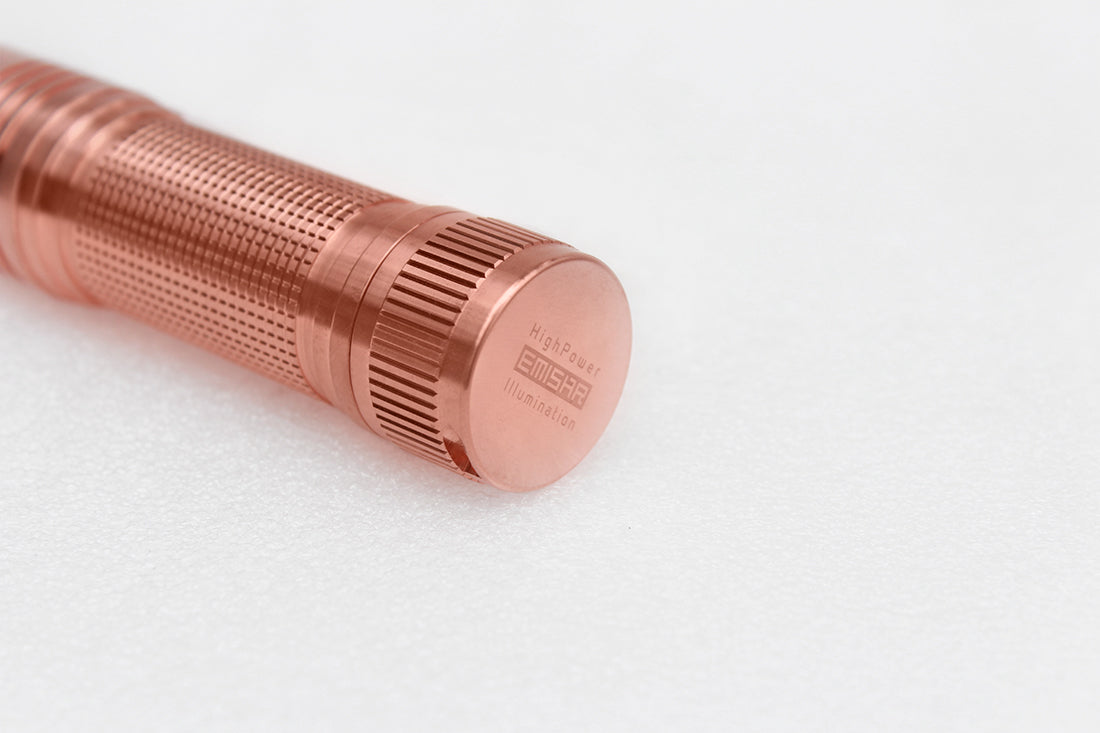 Emisar D4K Copper Tint Ramp 1*2700 High Power Quad EDC LED Flashlight *CUSTOM BUILT-TO ORDER*