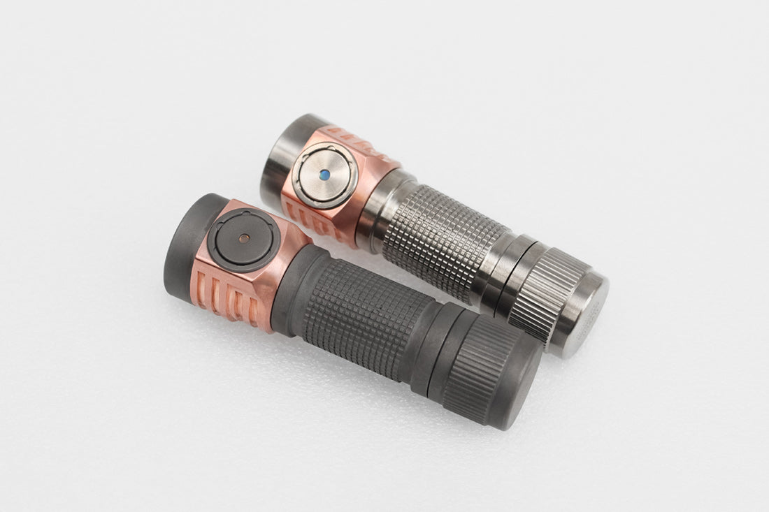 Emisar D3AA Titanium/Copper/Brass "MEGA" 9 x LED Mule