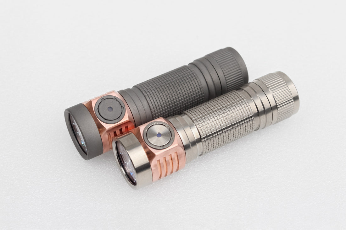 Emisar D4V2 Titanium High Power LED Flashlight *CUSTOM BUILD-TO-ORDER*