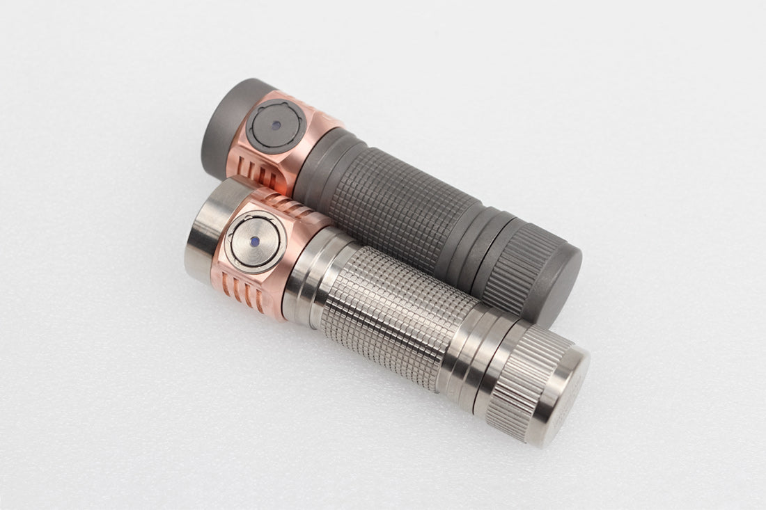 Emisar D4V2 Titanium High Power LED Flashlight *CUSTOM BUILD-TO-ORDER*