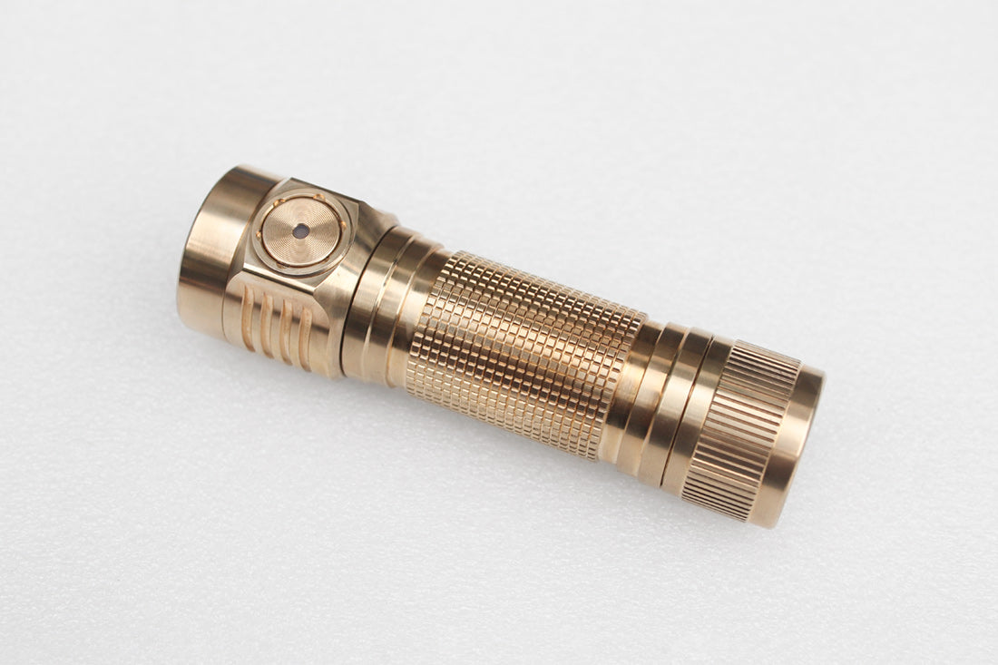 Emisar D4V2 Brass High Power LED Flashlight *CUSTOM BUILD-TO-ORDER*
