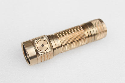 Emisar D4v2 Brass 2-CH 2CH High Power LED Flashlight *CUSTOM BUILD-TO-ORDER* RAW BRASS