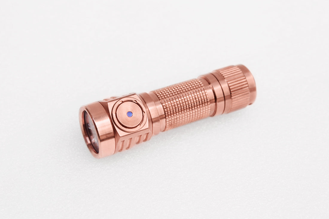 Emisar D3AA Titanium/Copper/Brass "MEGA" 9 x LED Mule