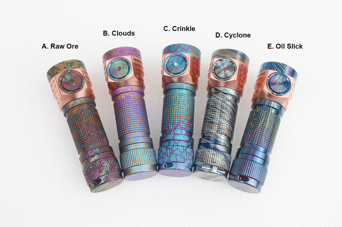 Emisar D3AA Titanium 14500/AA LED Flashlight