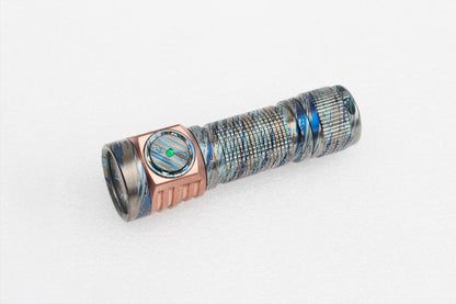 Emisar D3AA Titanium 14500/AA LED Flashlight TITANIUM RAW D. CYCLONE