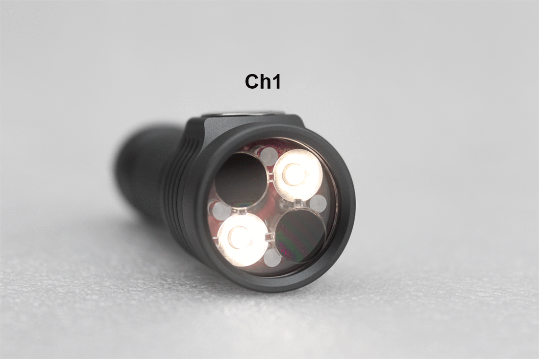 Emisar D4V2 2CH 2-CH Tint Ramp Channel Switching LED Flashlight *CUSTOM BUILT-TO-ORDER"