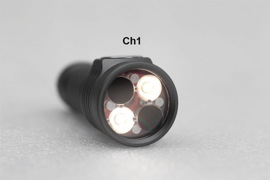 Emisar D4V2 2CH 2-CH Tint Ramp Channel Switching LED Flashlight *CUSTOM BUILT-TO-ORDER"