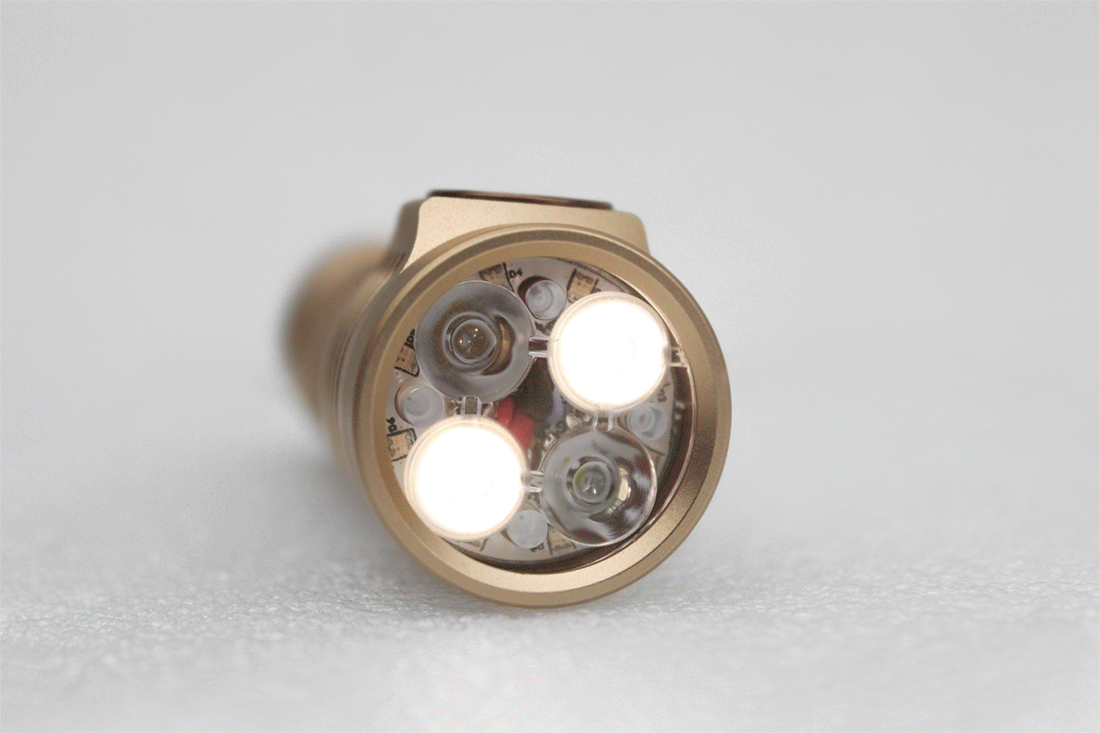 Emisar D4v2 Brass 2-CH 2CH High Power LED Flashlight *CUSTOM BUILD-TO-ORDER*