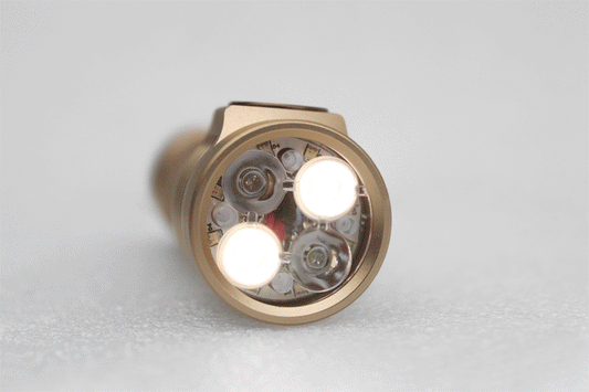 Emisar D4v2 Brass 2-CH 2CH High Power LED Flashlight *CUSTOM BUILD-TO-ORDER*