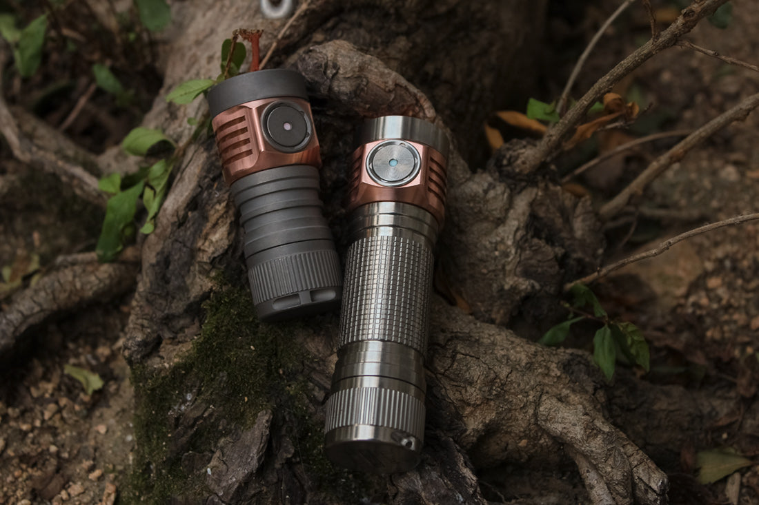 Emisar D4V2 Titanium High Power LED Flashlight *CUSTOM BUILD-TO-ORDER*