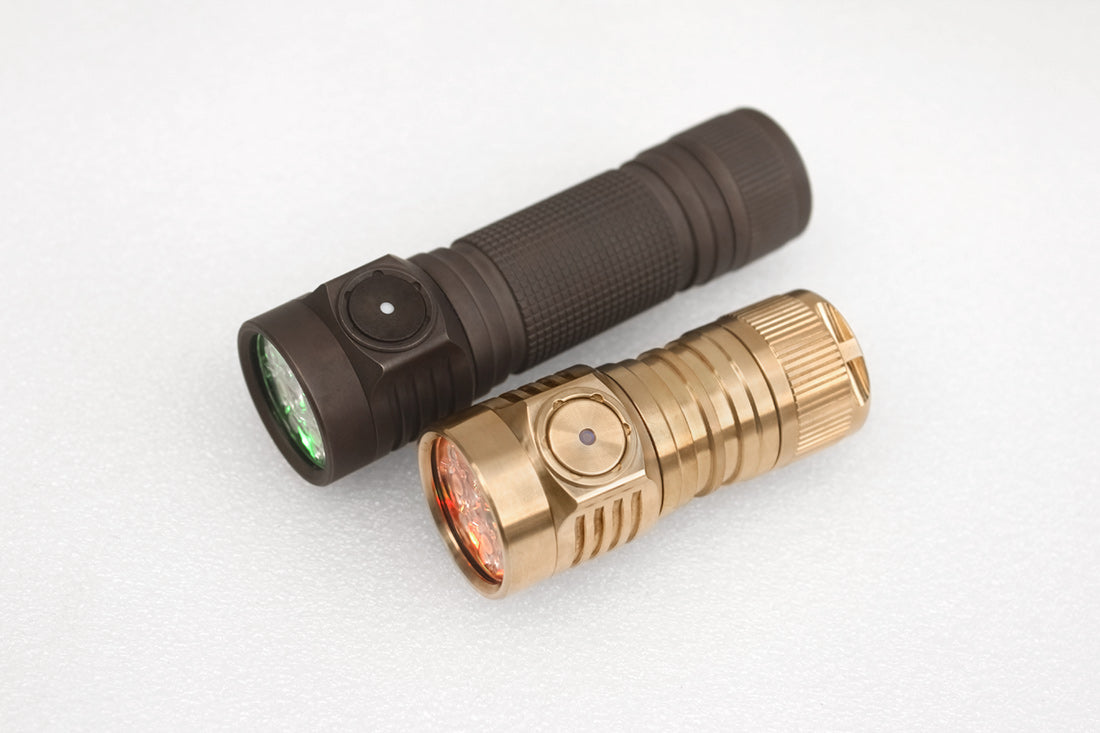 Emisar D4v2 Brass 2-CH 2CH High Power LED Flashlight *CUSTOM BUILD-TO-ORDER*