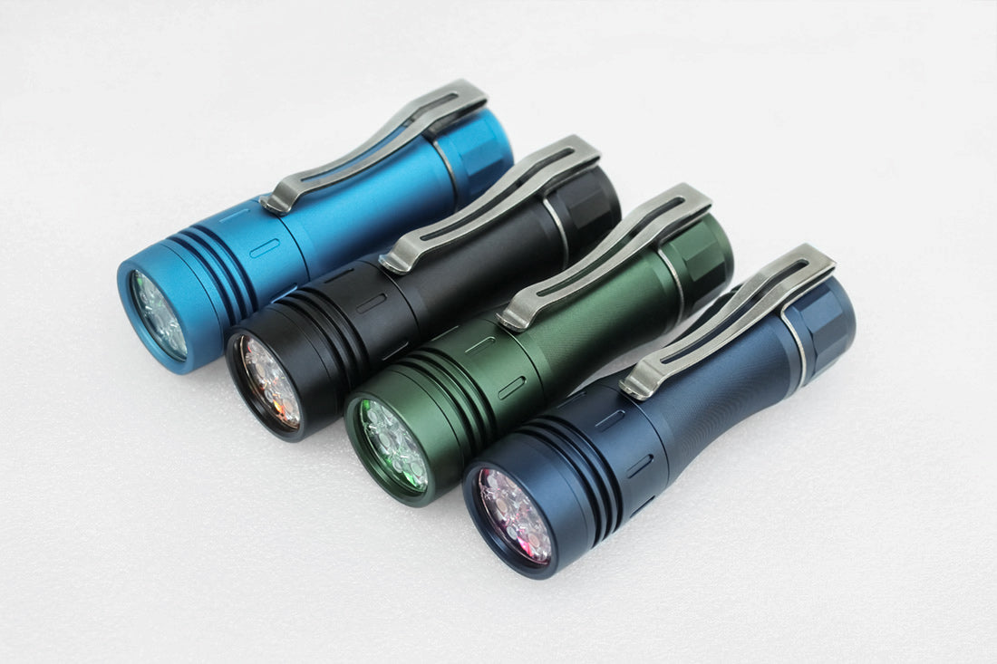 Noctigon KR4 3CH 3-CH Triple Channel 18650 Led Flashlight