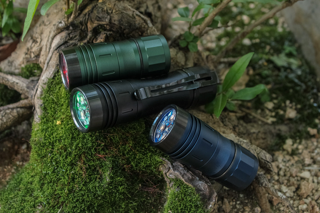 Noctigon KR4 18650 High Power LED Flashlight