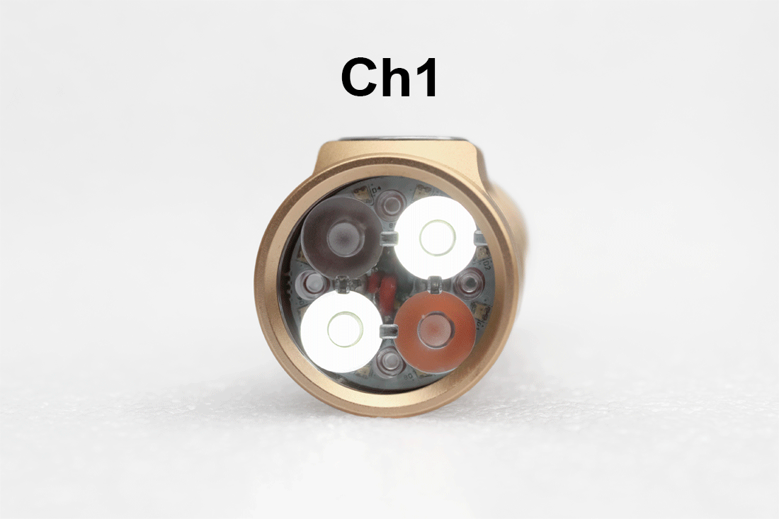 Emisar D4v2 3CH Tripe Channel 18650 Led Flashlight