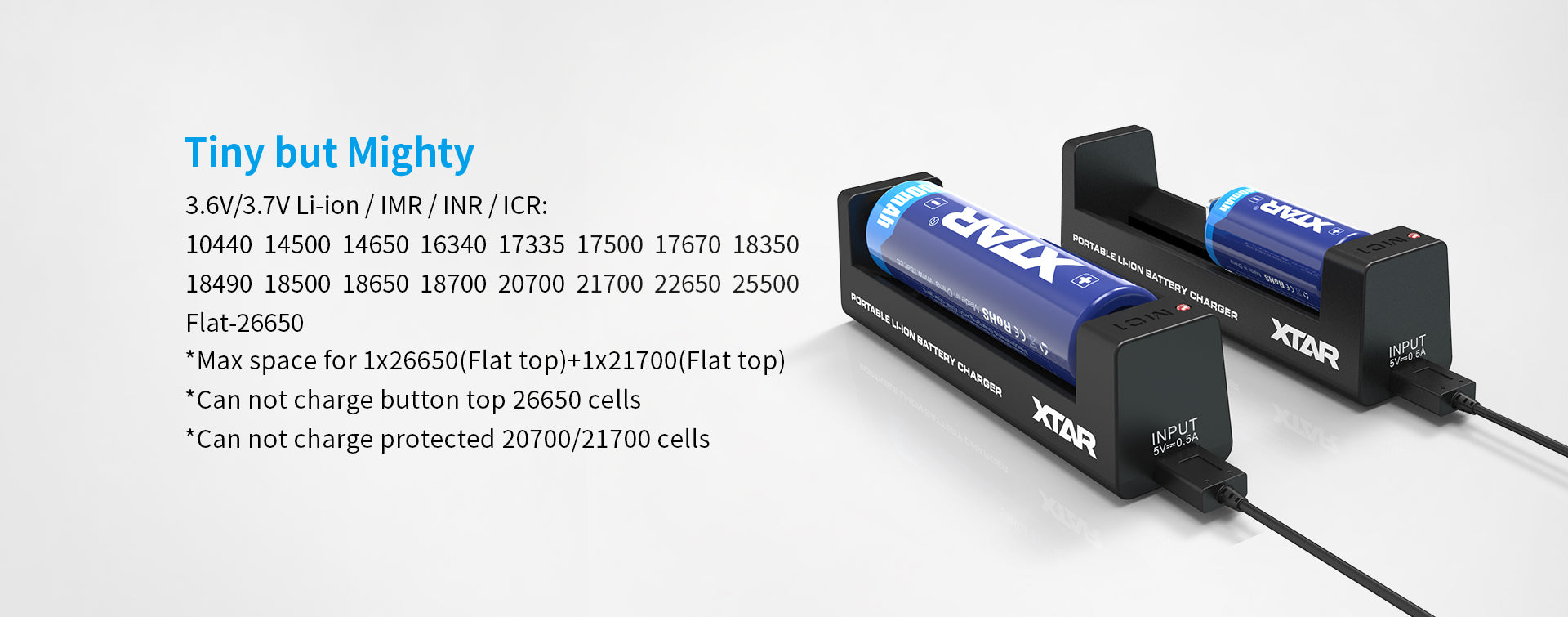 XTAR MC1 Single Bay Lithium-Ion Battery Charger