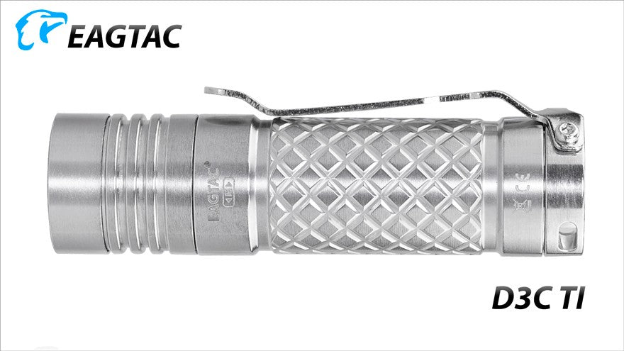 EAGTAC D3C Titanium CR123/RCR123/16340 LED Flashlight