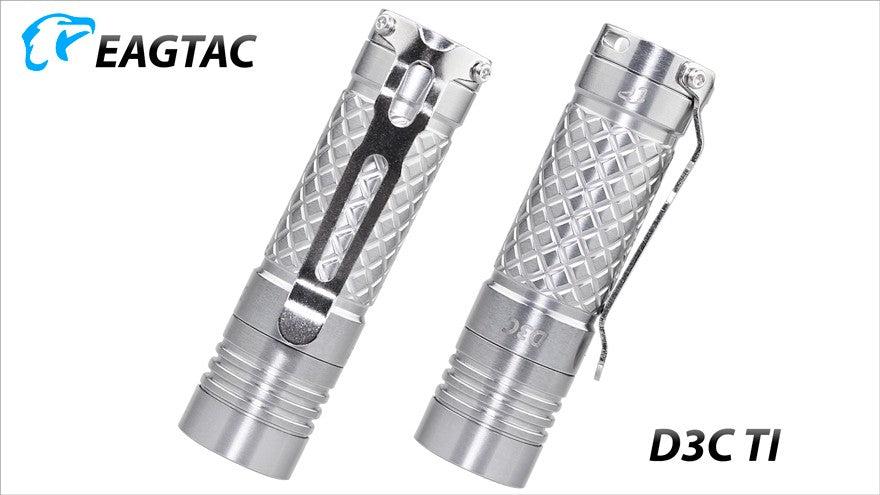 EAGTAC D3C Titanium CR123/RCR123/16340 LED Flashlight