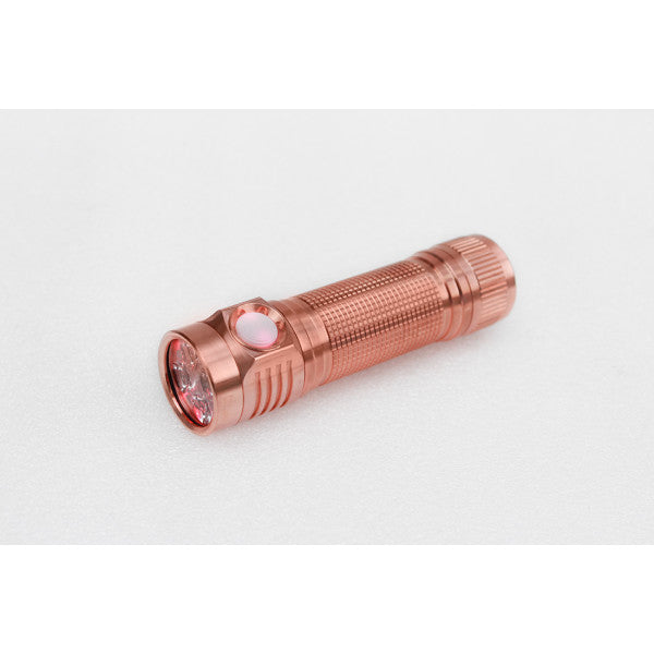 Emisar D4K Copper Tint Ramp 1*2700 High Power Quad EDC LED Flashlight *CUSTOM BUILT-TO ORDER*