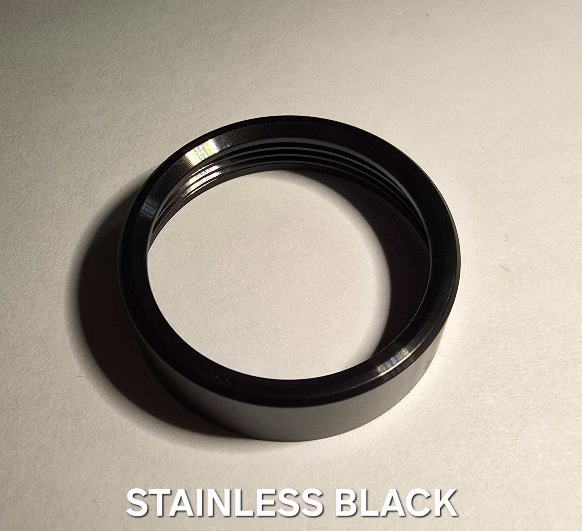 Emisar D3AA/DW3AA Replacement Body/Tube/Head/Bezel Parts D3AA STAINLESS BLACK BEZEL