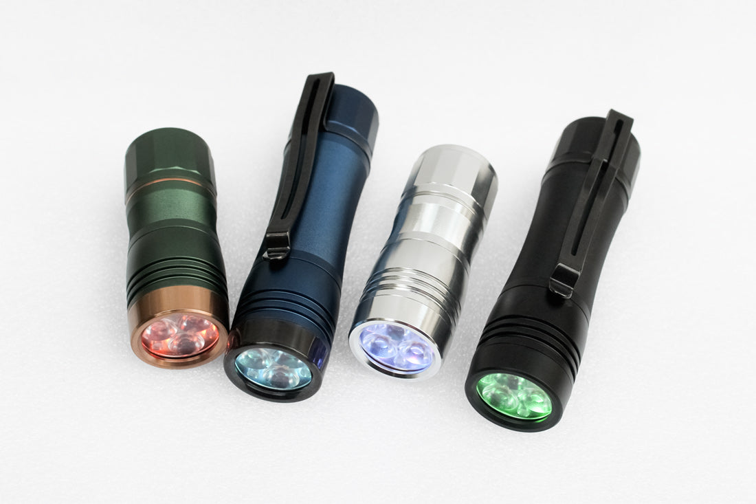 Noctigon KR3 Triple Led 18650 Flashlight W/Lume X1 Driver