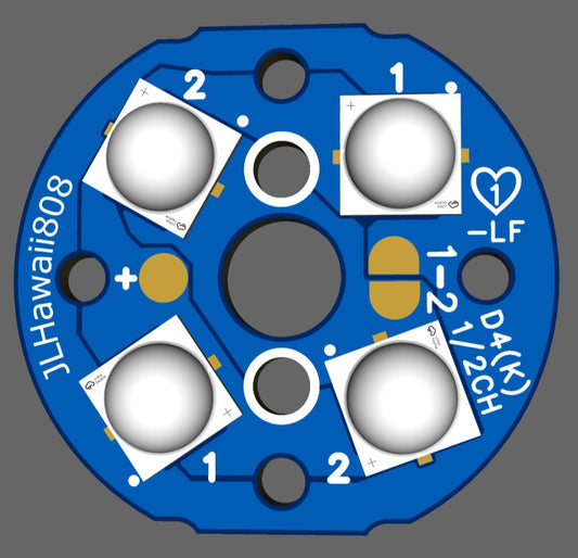 Noctigon KR4 5050SMD 2-Channel High Power Led Flashlight