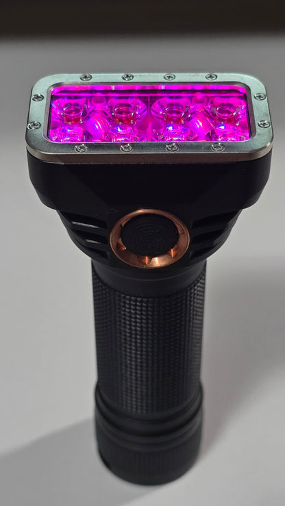 DT8K 1*21700 8 LED High Power LED Flashlight CUSTOM "BUILT-TO-ORDER"