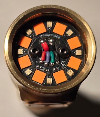 Emisar D4V2 Brass High Power LED Flashlight *CUSTOM BUILD-TO-ORDER*