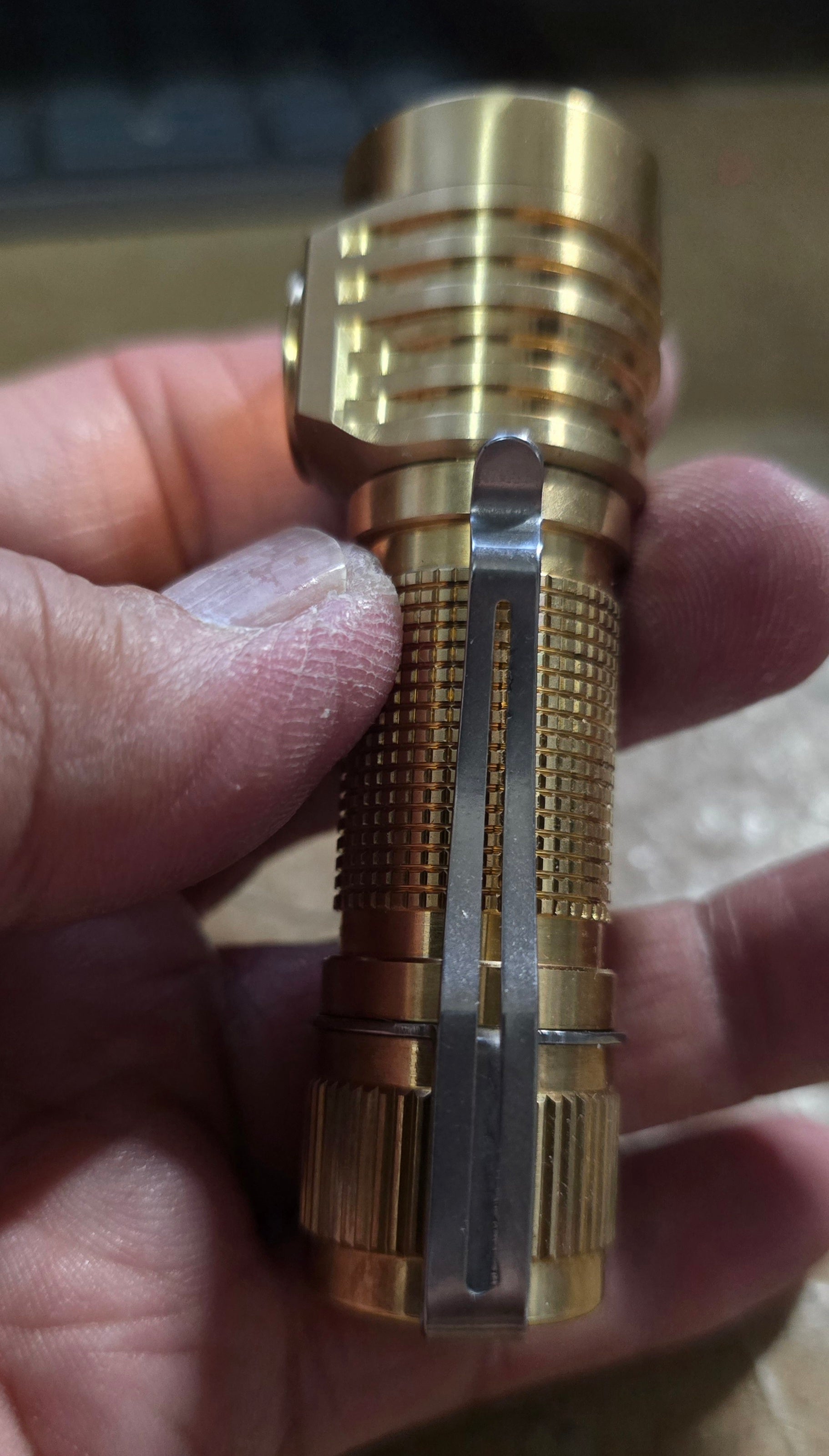 Emisar D3AA Brass 14500/AA LED Flashlight *CUSTOM BUILT-TO-ORDER*