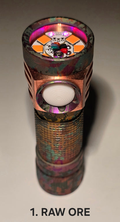 Emisar D3AA Titanium Colorful Series 14500/AA LED Flashlight