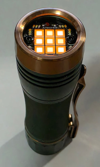 Noctigon KR3 Triple Led 18650 Flashlight W/Lume X1-C Driver