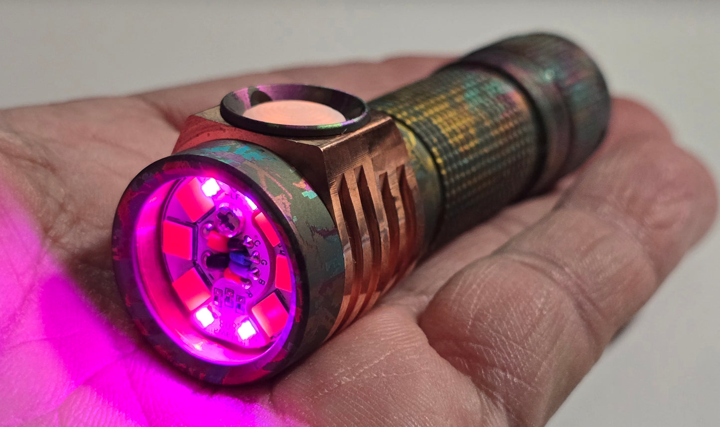 Emisar D3AA Titanium Colorful Series 14500/AA LED Flashlight