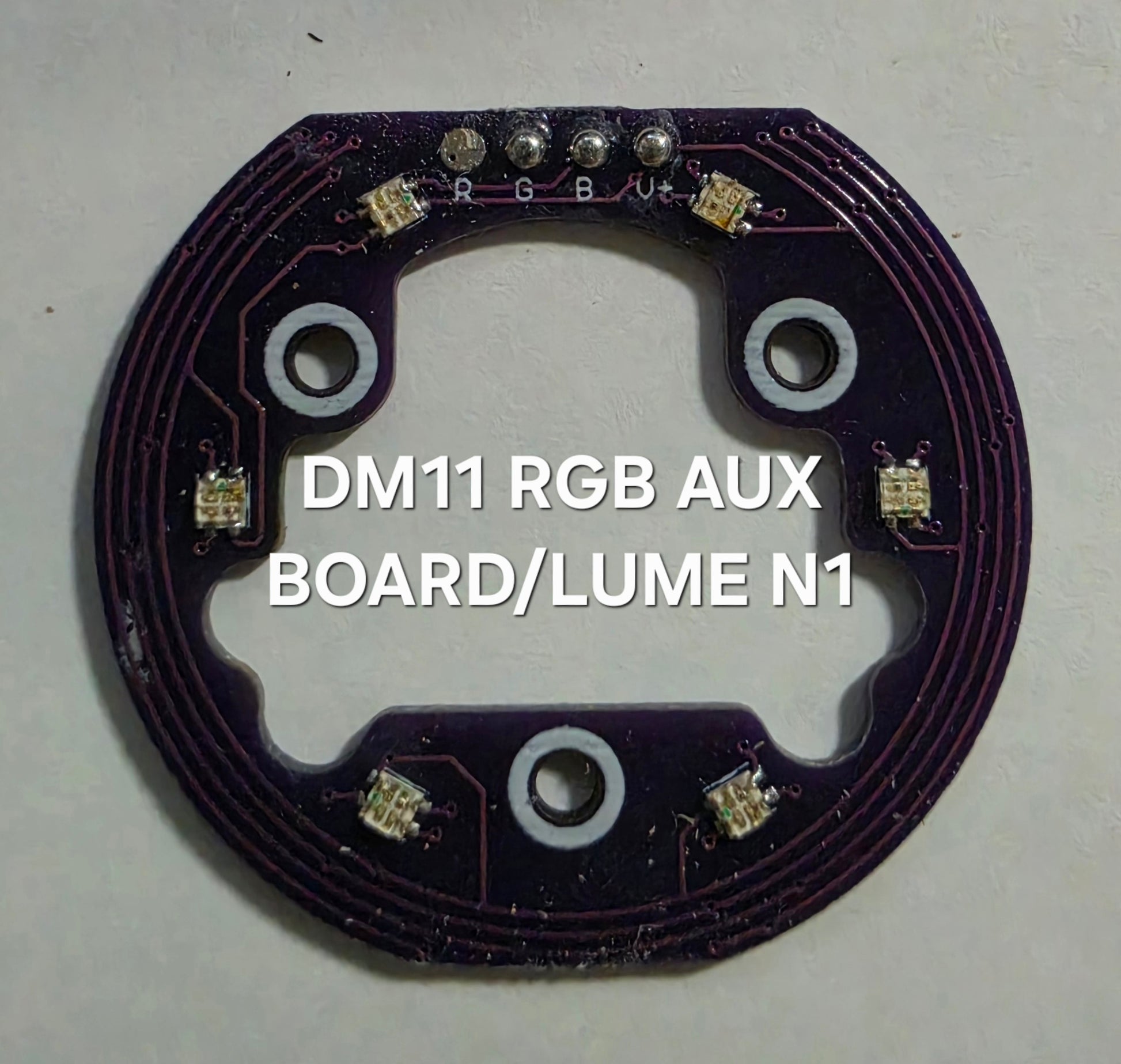Emisar Noctigon XP Raw MCPCB/AUX Custom DM11 RGB AUX BOARD FOR LUME X1-C N1