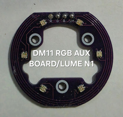 Emisar Noctigon XP Raw MCPCB/AUX Custom DM11 RGB AUX BOARD FOR LUME X1-C N1