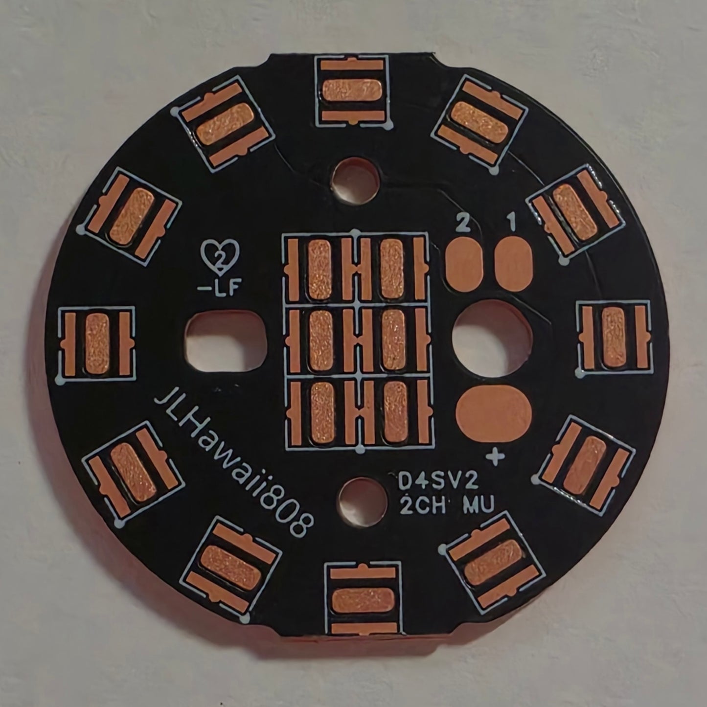 Emisar Noctigon XP Raw MCPCB/AUX Custom 33 X 1.6MM D4SV2 MULE 2-CH 3535SMD MCPCB