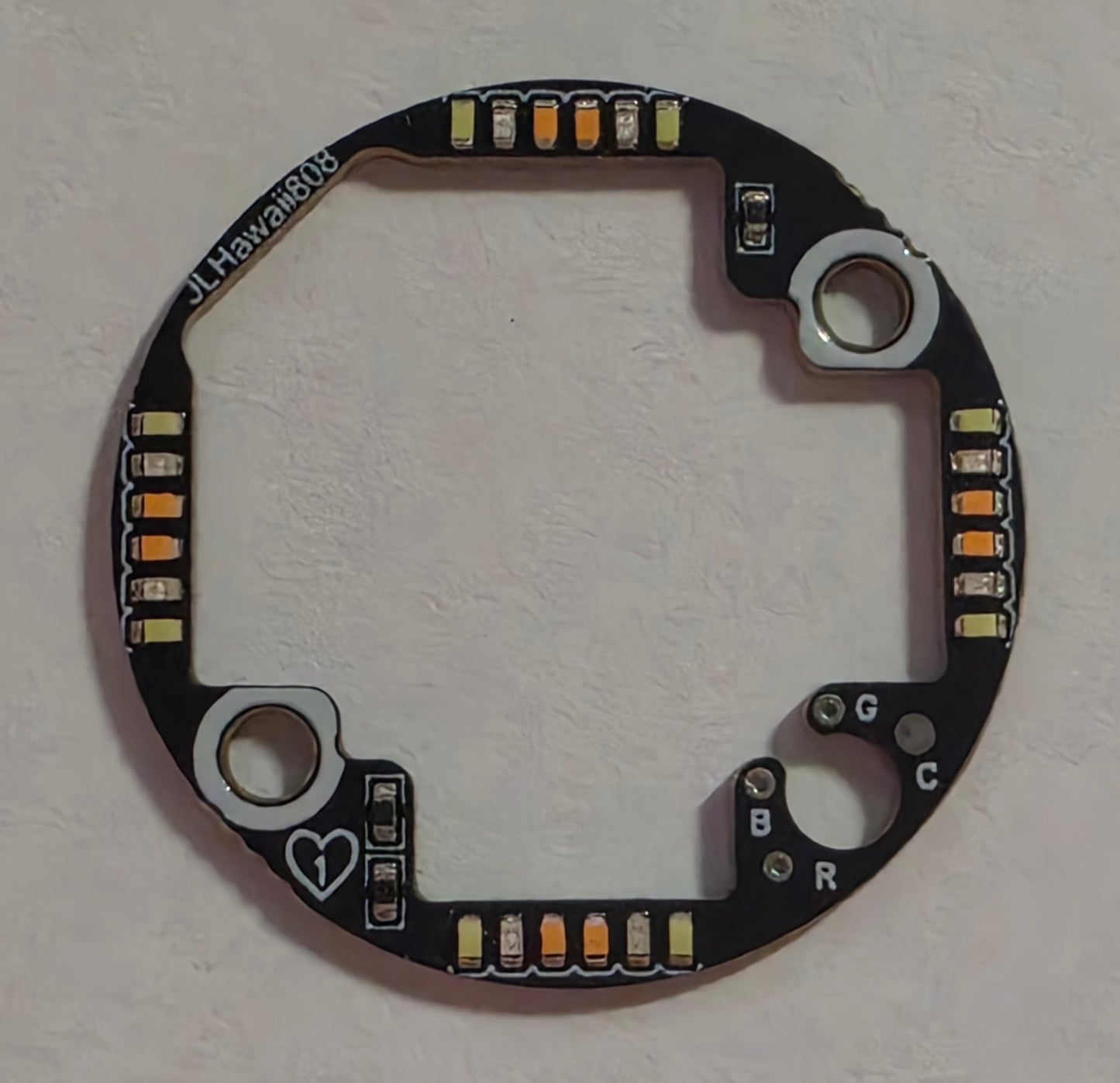 Emisar Noctigon XP Raw MCPCB/AUX Custom 24MM D4 D4K MEGA MULE AUX BOARD W 0402 LEDS (NEW!)