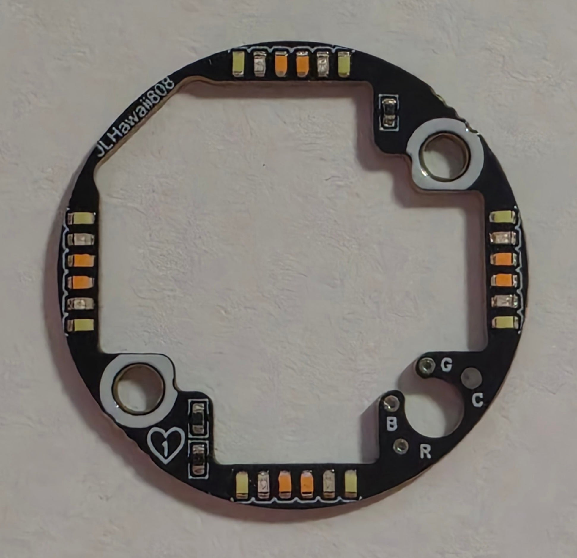 Emisar Noctigon XP Raw MCPCB/AUX Custom 24MM D4 D4K MEGA MULE AUX BOARD W 0402 LEDS (NEW!)